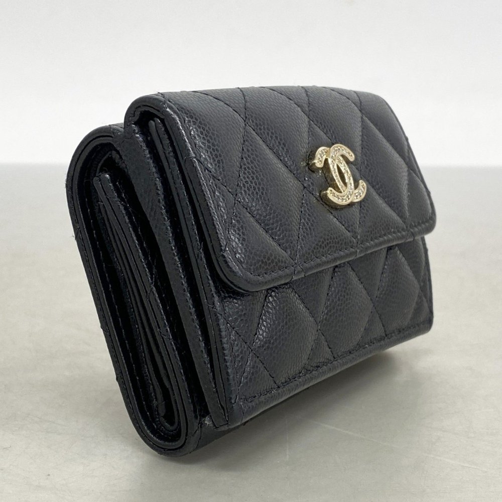 CHANEL Black Caviar Leather Wallet - Picture 2 of 8